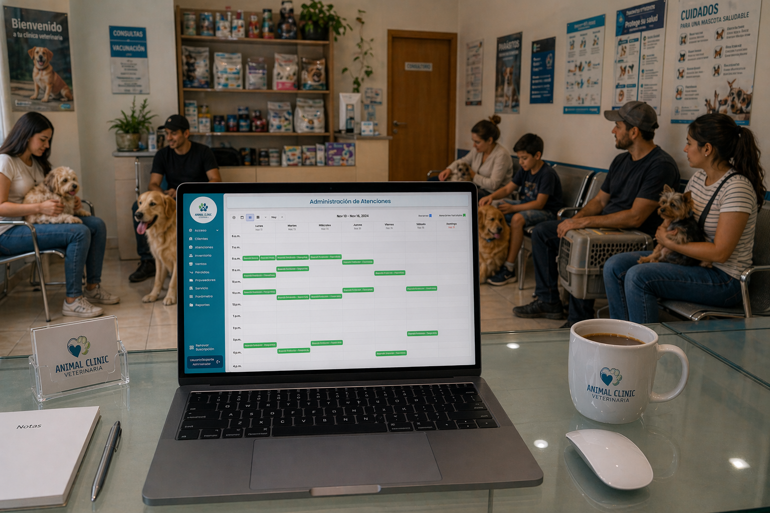 Software de gestión en acción